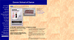 Desktop Screenshot of doncinschoolofdance.com